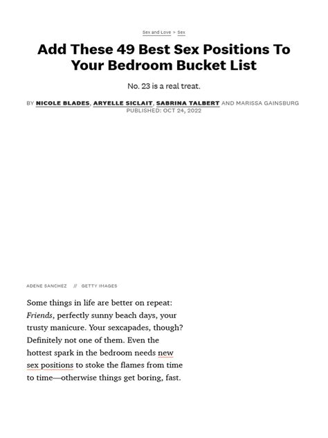 49 Best Sex Positions For Better Stimulation And Stronger Orgasms.
